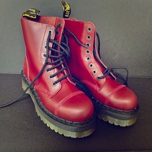Dr. Martens Crazy Bomb 2 In Cherry Red - brand new